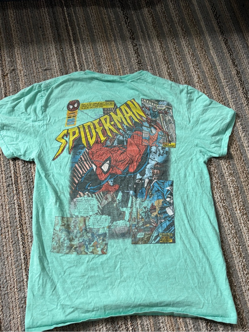 Spider-Man Graphic Short Sleeve Tee - Mint